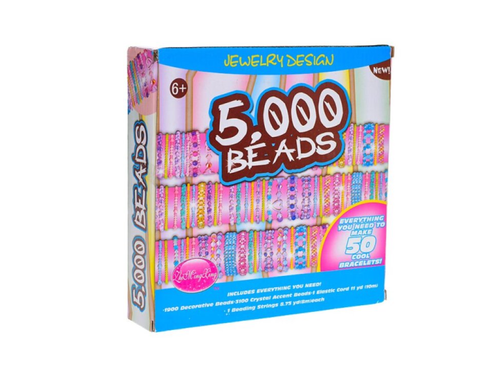Sada korálků 5000ks pro výrobu náramků