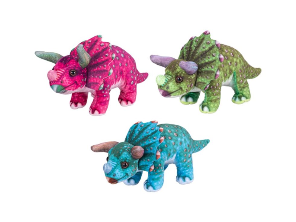 Triceratops plyšový 30cm stojící ¨ 0m+