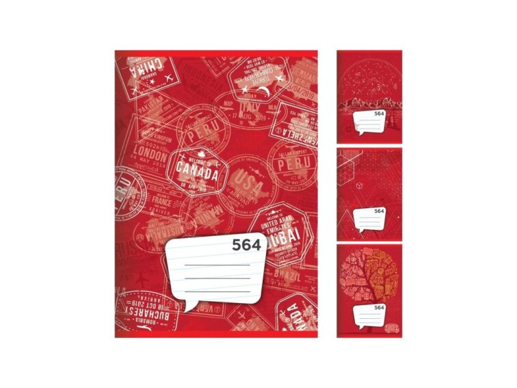Školní sešit 564 - A5, linkovaný, 60 listů