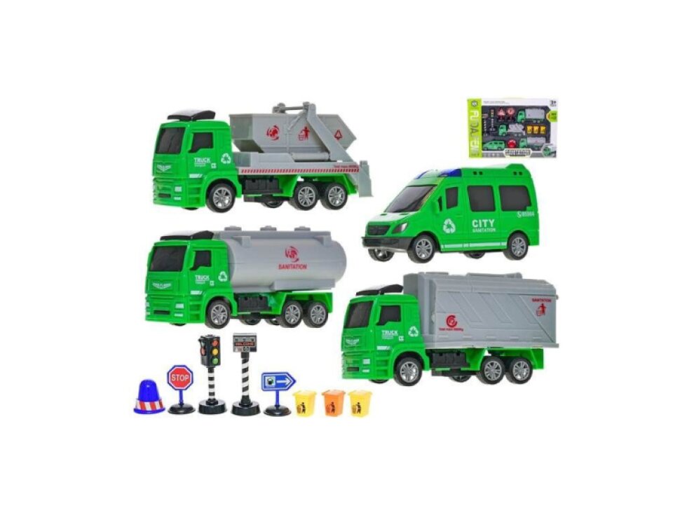 Vozidla úklidové služby, zpětný chod 4ks