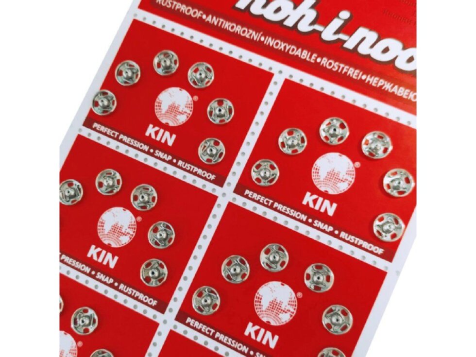 Kovové patenty, velikost 2/0 - Nikl