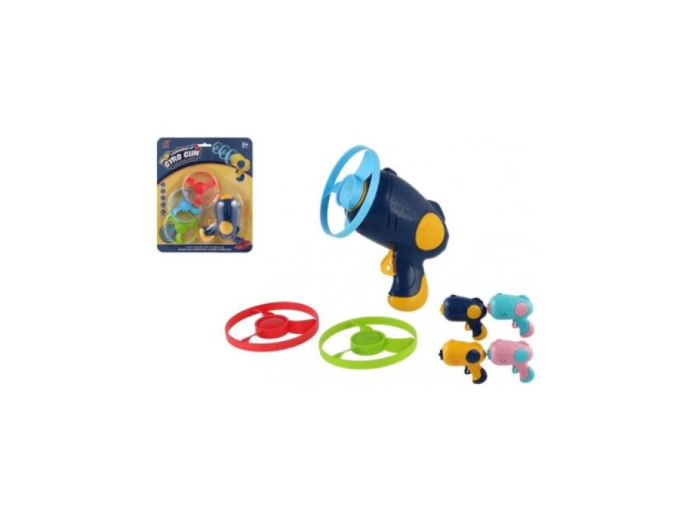 Vystřelovací vrtulka 3ks + startér pistole plast