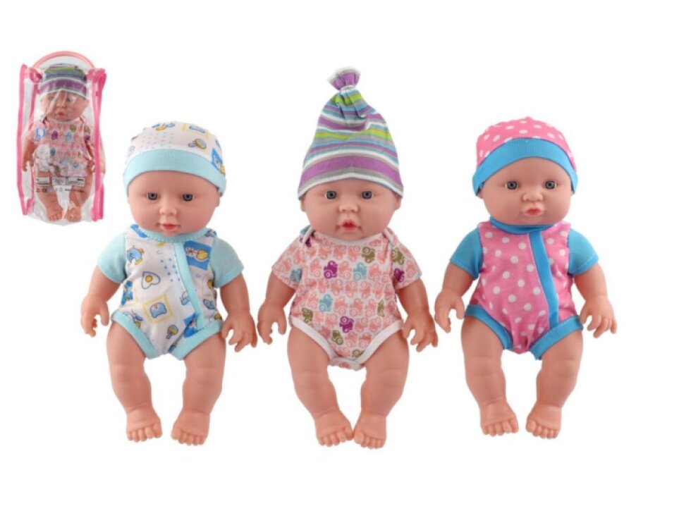 Miminko/miminko pevné tělo plast 25 cm na baterie se zvukem