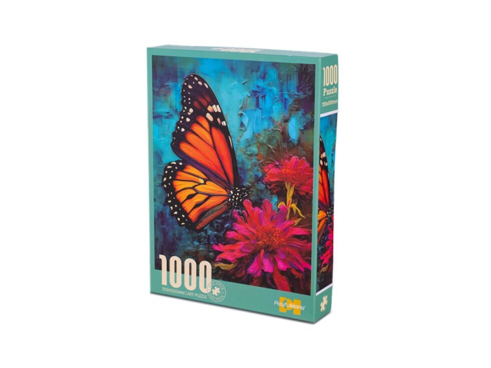 Puzzle motýl 70x50cm 1000dílků