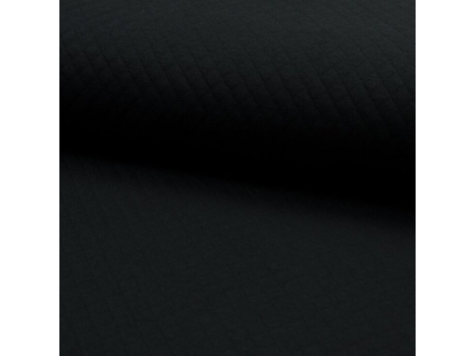 Prošívaná teplákovina - Černá