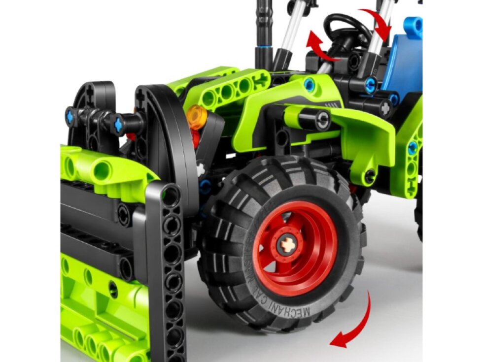 Stavebnice iM.MASTER traktor/traktor s valníkem 2v1 plast 346 dílků