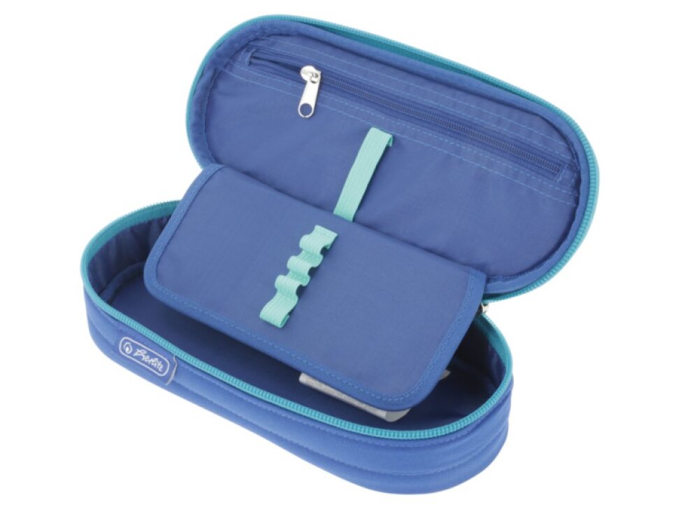 Herlitz - Pouzdro etue modro tyrkysové