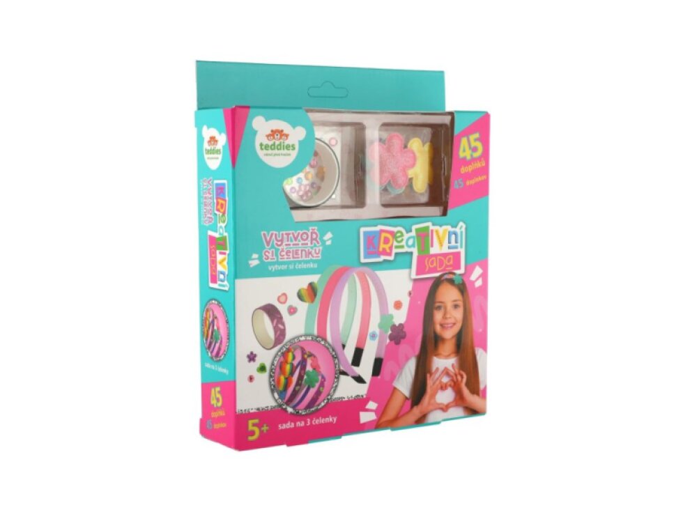 Kreativní sada Vytvoř si čelenku 2 druhy v krabičce