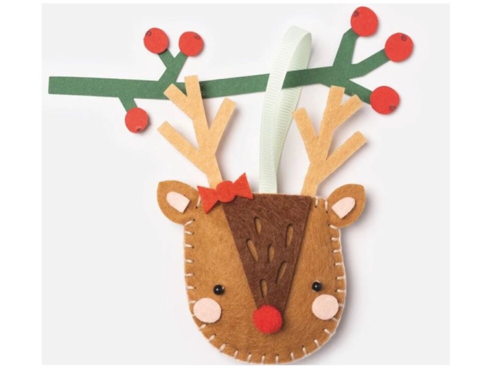 Mini šití filc Vánoční sob