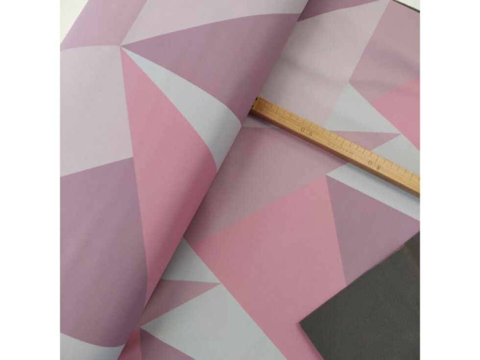 Zimní softshell 10/3 - Trojúhelníkový maskáč - růžová