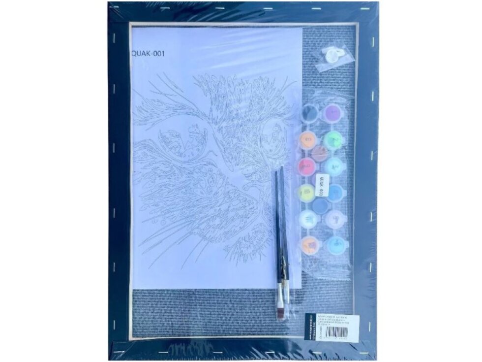 Malování na černé plátno 40 x 50 cm, slon