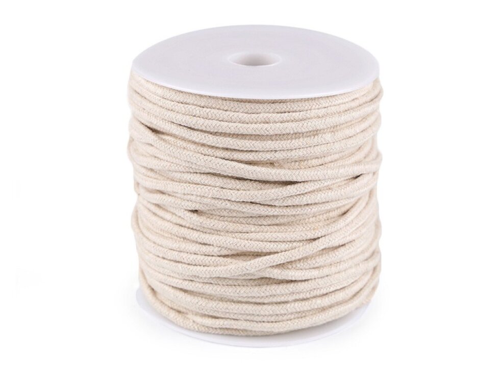 Šňůra na drhání macrame a háčkování / příze Ø4 mm