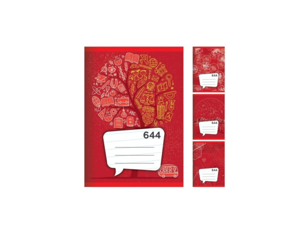 Školní sešit 644 - A6, linkovaný, 40 listů