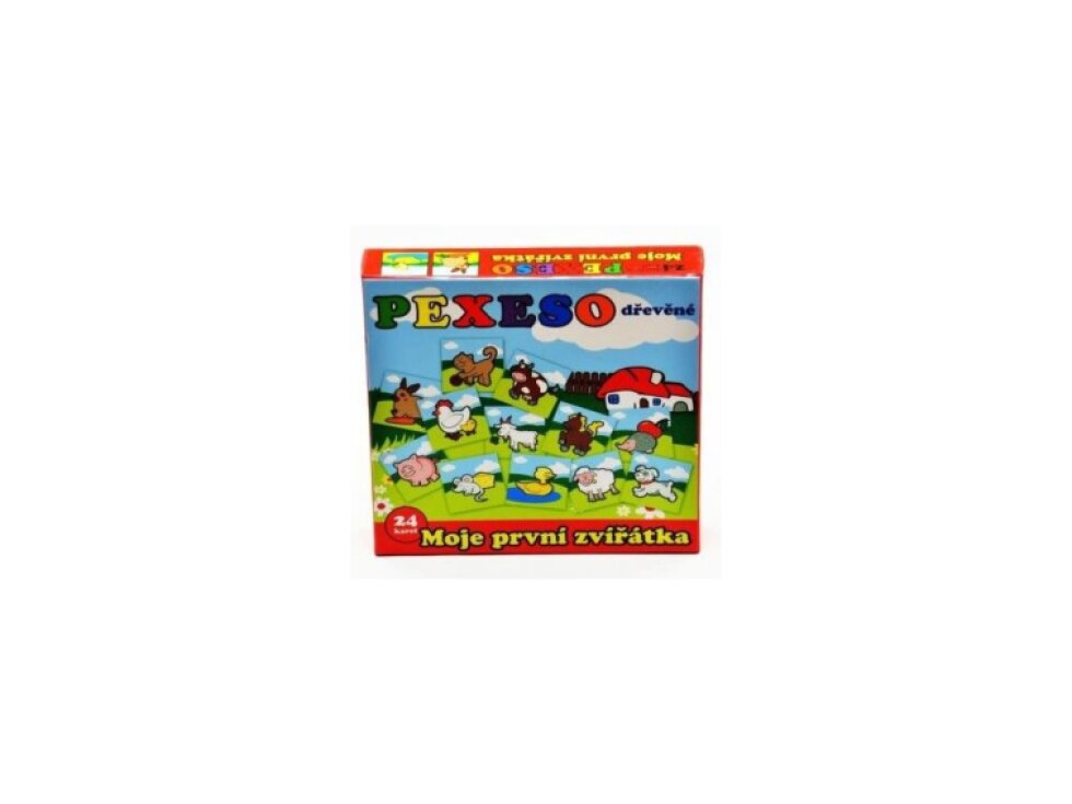 Pexeso dřevěné - Moje první zvířátka