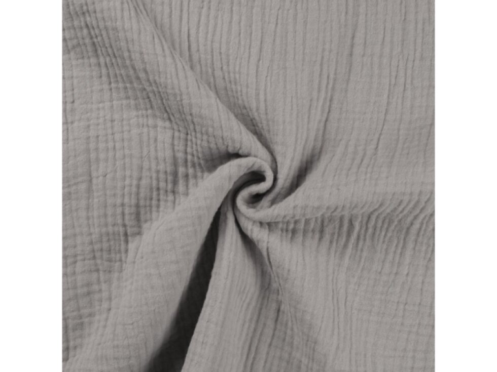 Dvojitá gázovina | mušelín - Šedá