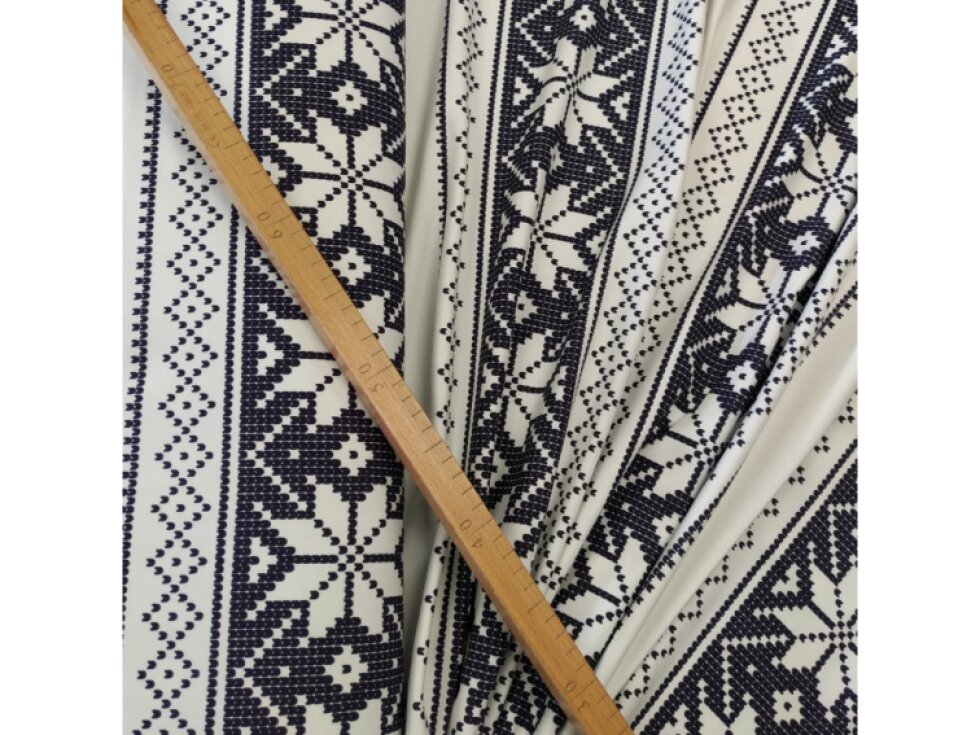 Teplákovina - Nordický vzor š. 180