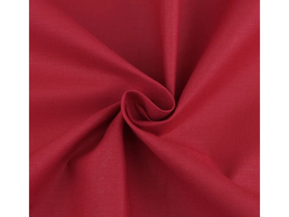 Plátno - Červená tmavá š. 155