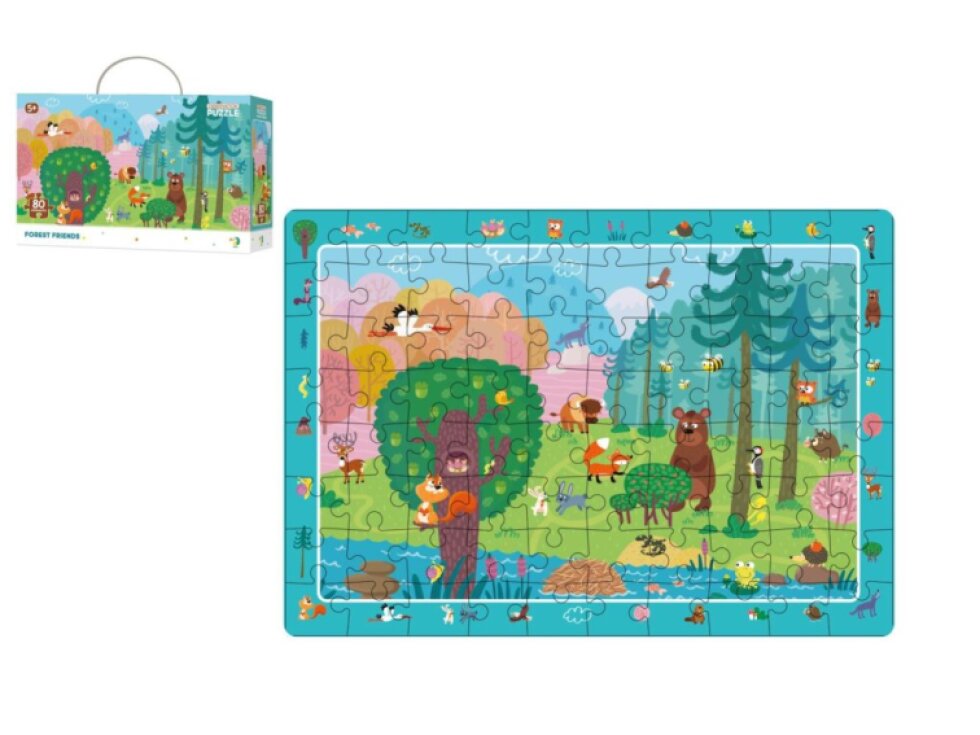 DODO Puzzle - Přátelé z lesa 80 dílků