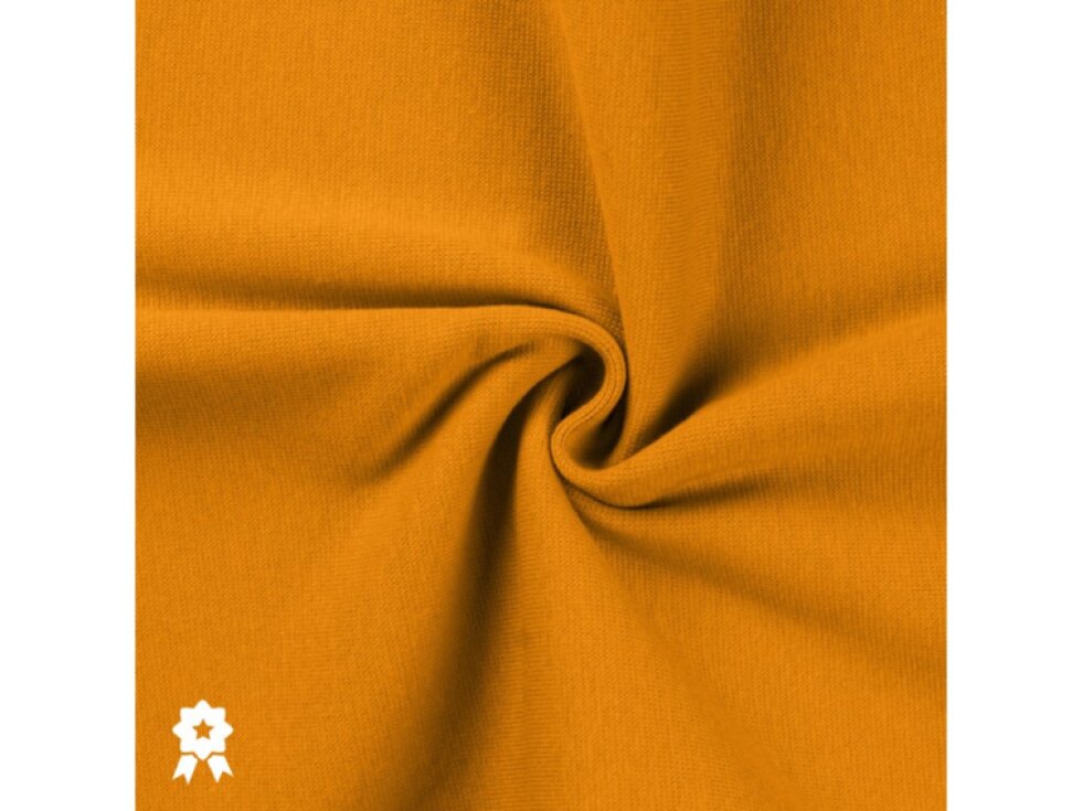 Bavlněný náplet hladký 230g - Okrová