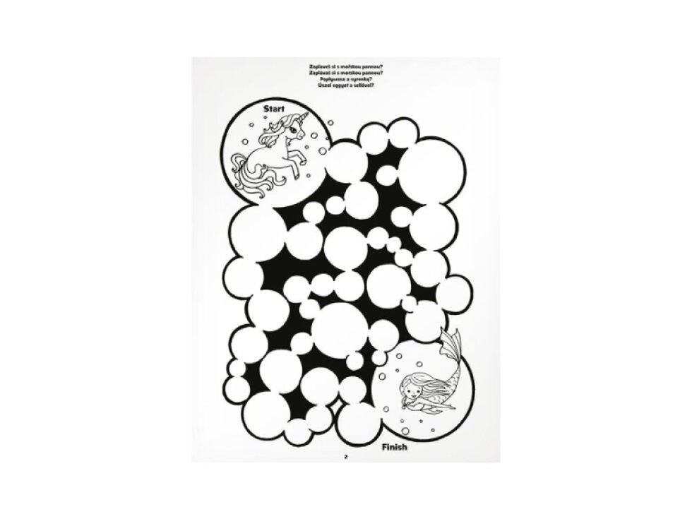 Omalovánky - Bludiště - Kouzelní přátelé