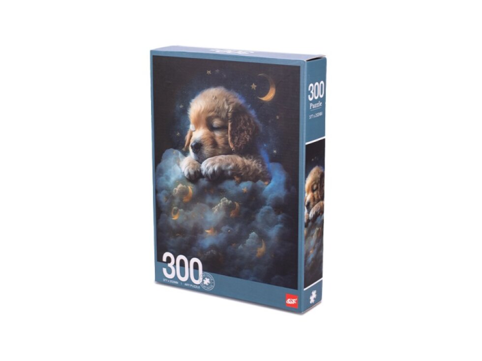 Puzzle - Spící štěňátko - 300 dílků