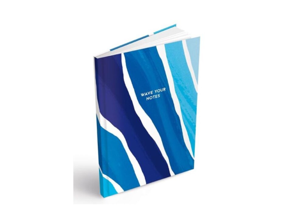 Záznamová kniha A5 MFP 100l/čistá - modrá