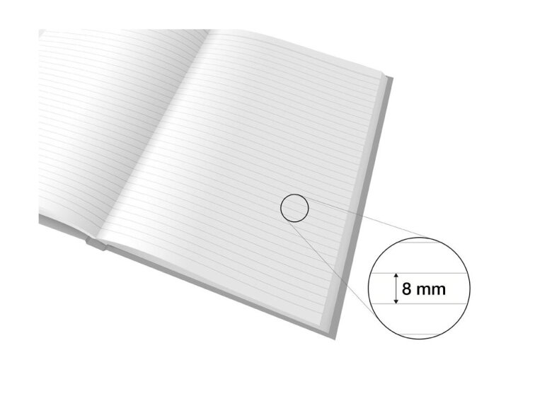 Záznamová kniha, A5, 100l/linka - Sokol