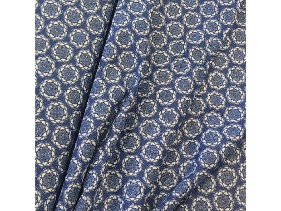 Plátno - Mandaly na tmavě modré