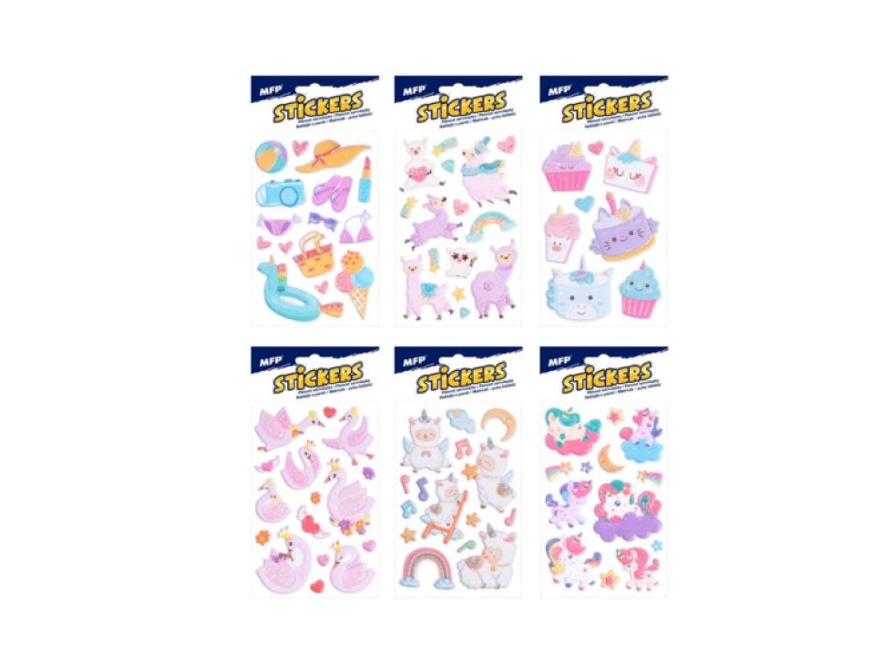 Samolepky foam mix 6122 16x8cm