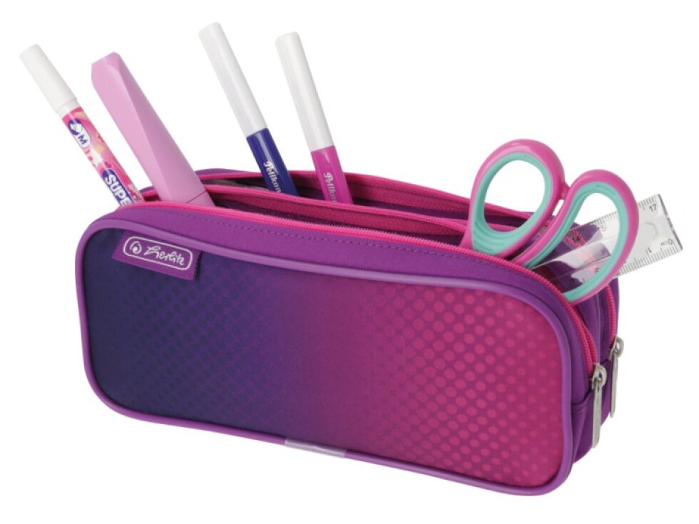 Herlitz - Pouzdro dvojité,mix barev