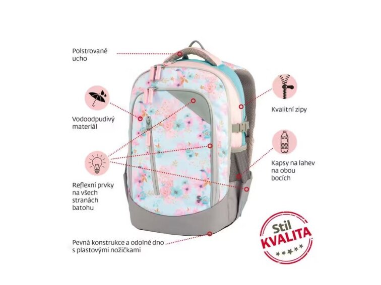 Školní batohy midi - Garden