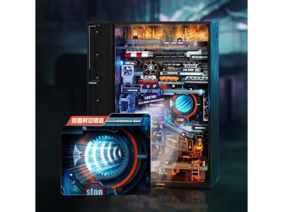 RoboTime 3D mechanická skládačka kuličkové dráhy Město minulosti