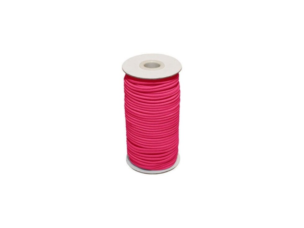 Klobouková guma 2mm - Tmavě růžová