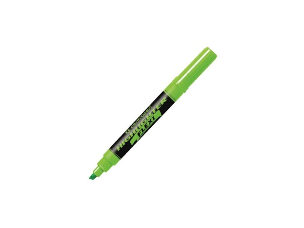 Centropen - HIGHLIGHTER FLEXI - Zelená