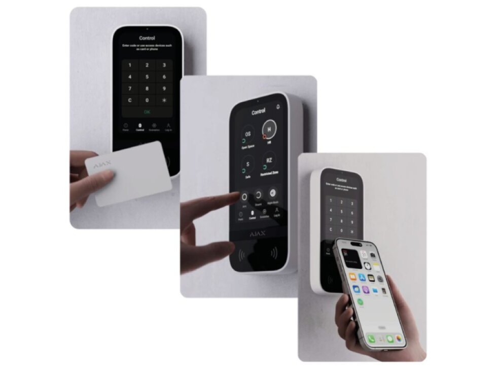 Ajax KeyPad TouchScreen Fibra ASP black (81719)