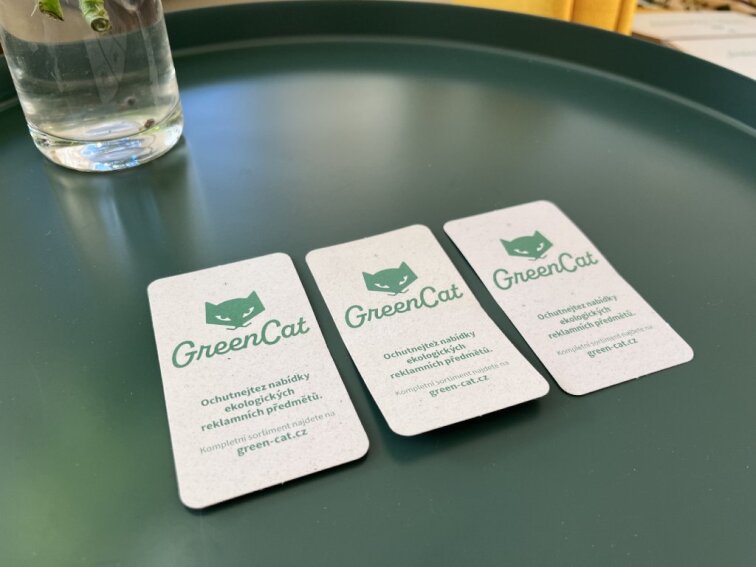 VIZITKA z recy papíru