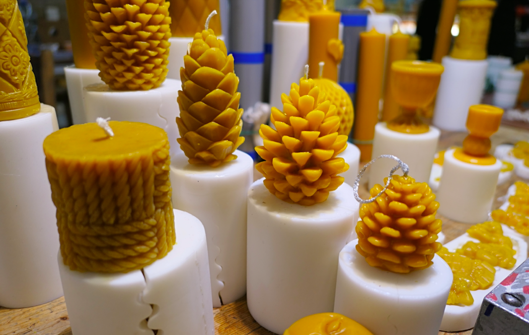 Svíčka „Lesní šiška“