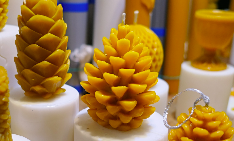 Svíčka „Lesní šiška“