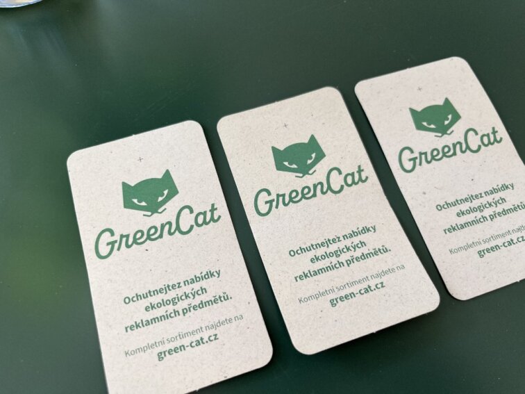 VIZITKA z recy papíru