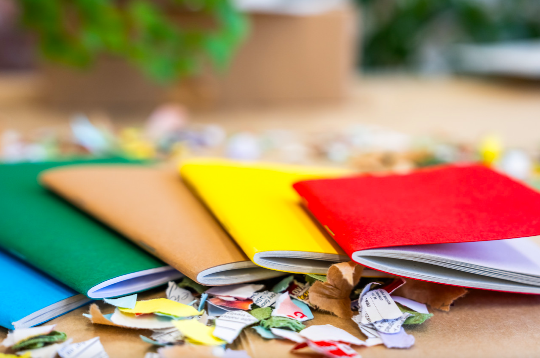 SEŠITY z recy papíru