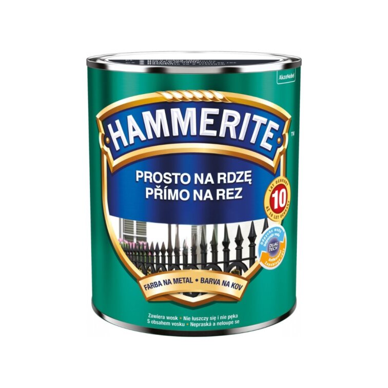 Hammerite přímo na rez matný