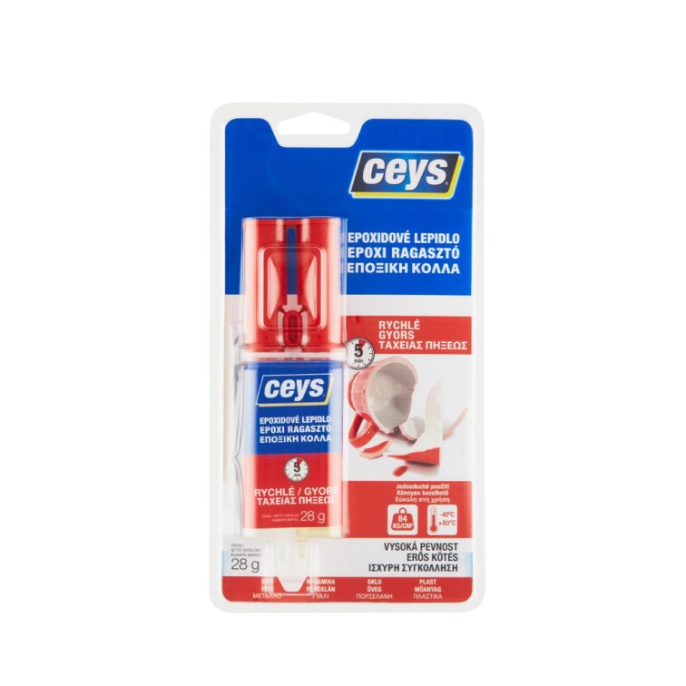 CEYS EPOXIDOVÉ dvousložkové lepidlo rychlé 28 g