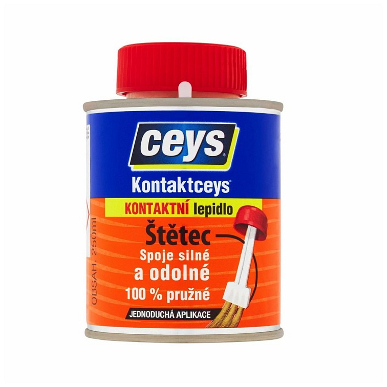 Ceys lepidlo kontaktní KontaktCeys se štětcem 250ml