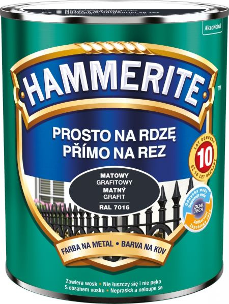 Hammerite Přímo na rez saténový