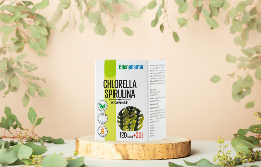 EDENPharma Chlorella + Spirulina 120+30 tbl