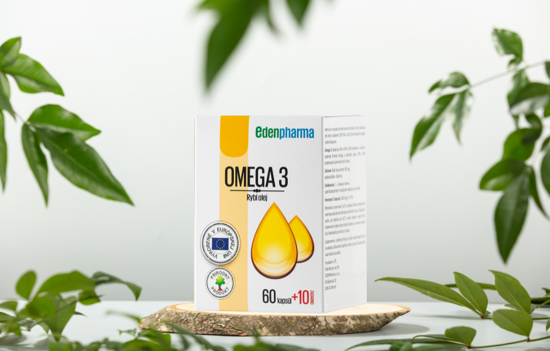 EDENPharma Omega 3 60 + 10 cps