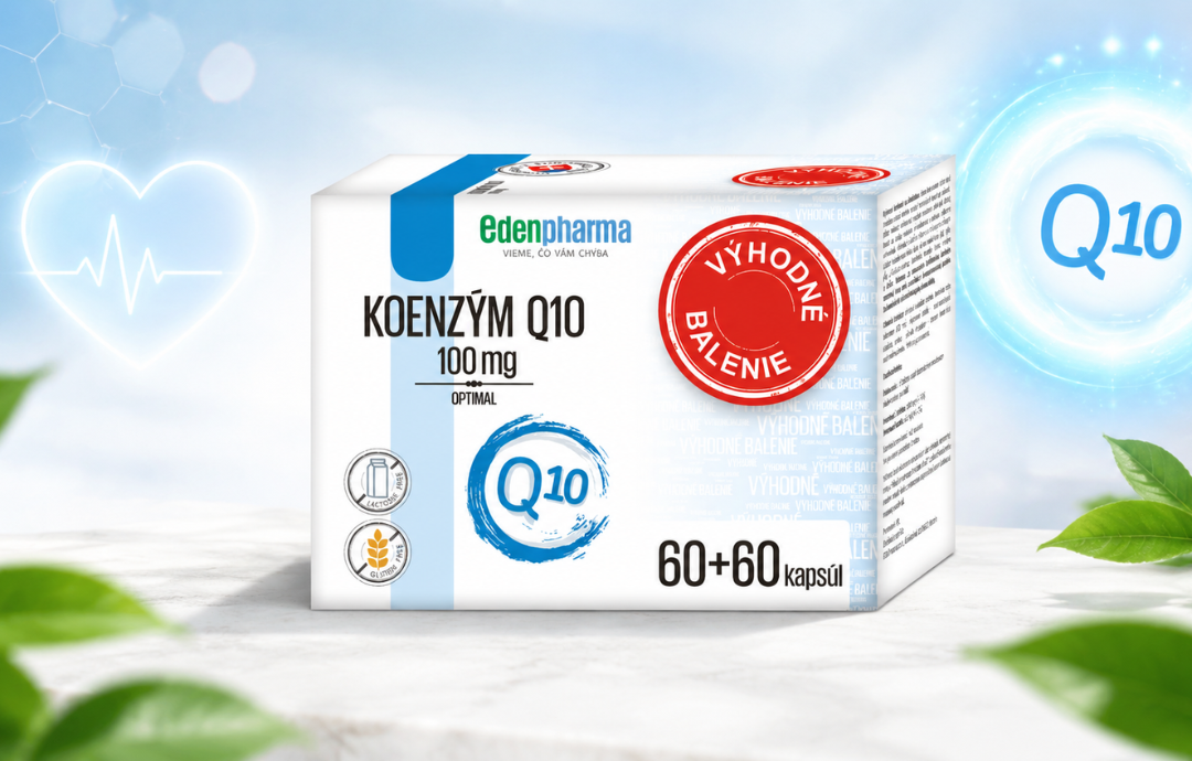 EDENPharma Koenzým Q10 OPTIMAL 100 mg 60+60 cps