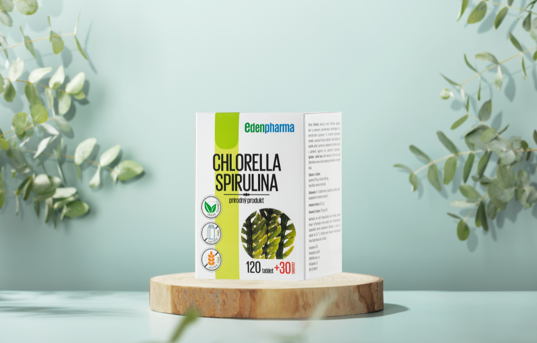 EDENPharma Chlorella + Spirulina 120+30 tbl