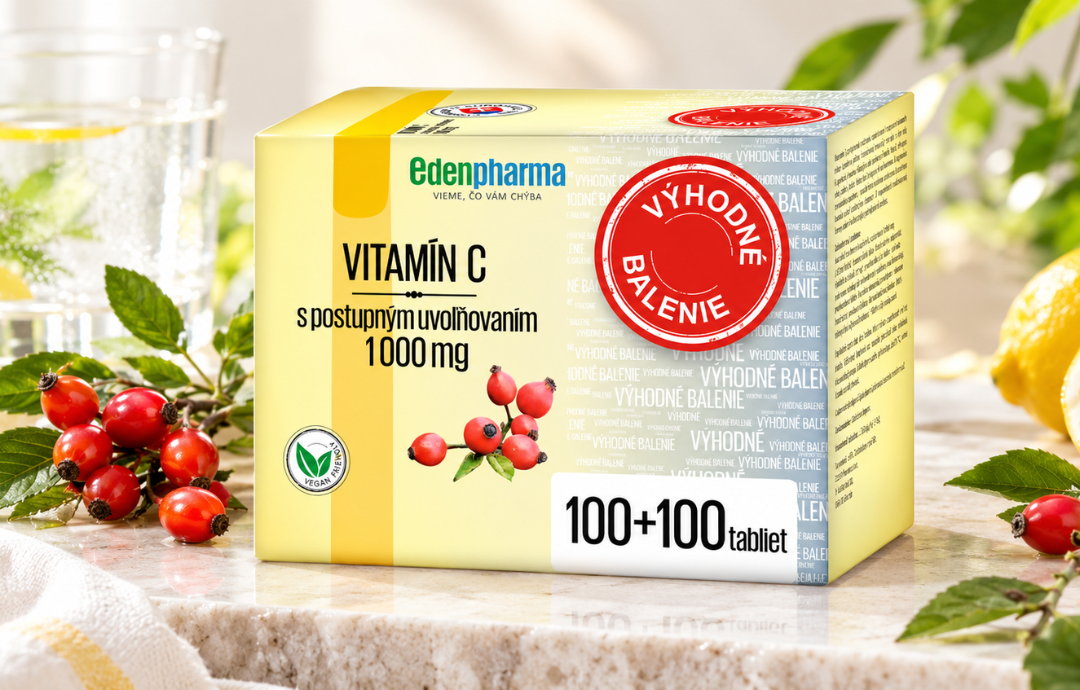 EDENPharma Vitamin C 1000 mg 100+100 tbl