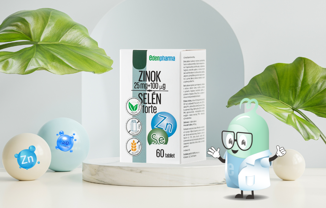 EDENPharma Zinok Selén forte 60 tbl